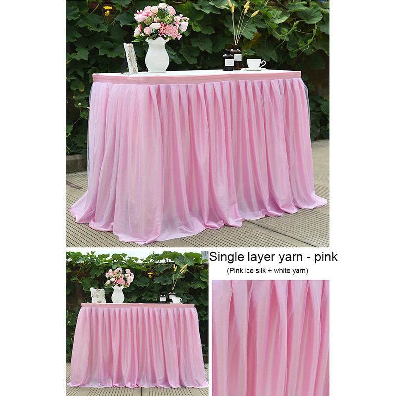 Table Skirt Tulle Table Skirt Table Tulle Tableware Table Cloth