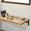 RedCall 24inch Floating Shelf Bracket,Garage Heavy Duty Folding Shelf Brackets,Wall