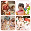 Poen 24 Pcs Christmas Foam Reindeer Craft Kit for Kids