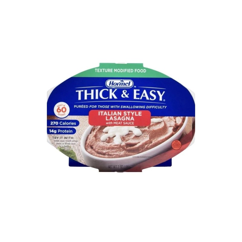 Hormel Thick & Easy #60744 Purees Thickened Food Beef Lasagna