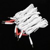 10pcs / bag 2.35mm 1.8m 2‑In‑1 Pin Type Electrode Lead