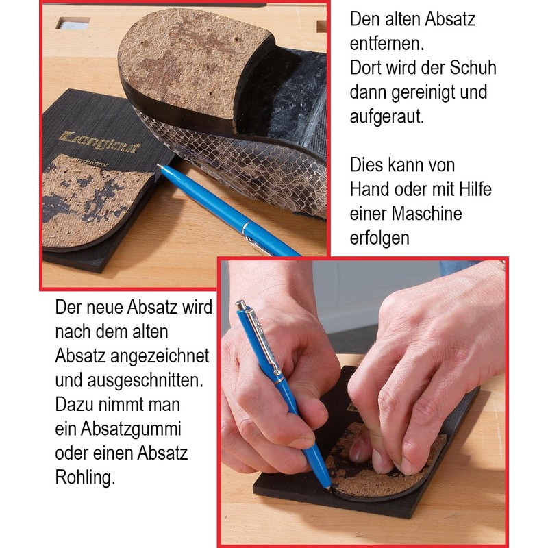 Topy Heel Rubber for DIY Shoe Repair from Shoemakers Supplies