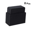 Ipetboom 8pcs Black Felt Coasters Insulation Pads Non Slip Heat