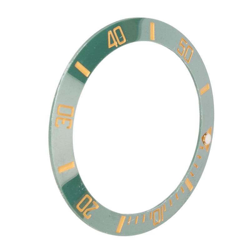 40mm Diameter Watch Bezel Insert Ring Clear Scale Luminous Ceramic