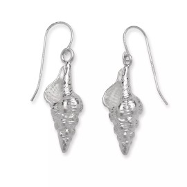 Unbranded 925 Sterling Silver Conch Shell Earrings, Sea Shell Earrings