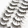DAODER False Eyelashes Faux Mink Lashes Fluffy Wispy Lashes Natural