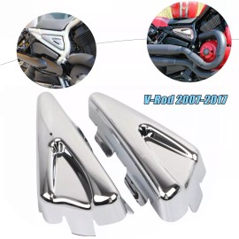 Unbranded Chrome Tank Side Frame Covers For Harley 2007-2017 V-Rod VRSCF Night Rod VRSCD