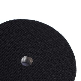 HOMESOM 5 Inch Aluminum Backer Pad Hook and Loop Backing Pad Backing Holder 5/8-11 Polish Wheel Holder Pad