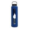 Bluewave 750 ml (25 oz) Borosilicate Glass Water Bottle with