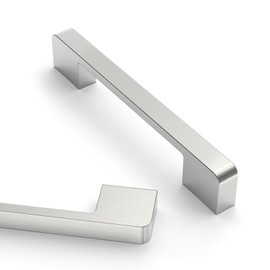 Asidrama 10 Pack 5 Inch(128mm) Brushed Satin Nickel Kitchen Cabinet Handles, Cabinet Pulls Kitchen Cabinet Hardware for Cupboard Drawer Handles