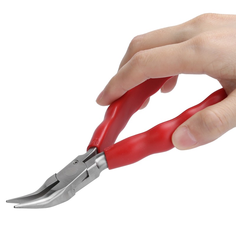 Nylon Pliers Mini Stainless Steel Jewelry Glasses Clamp DIY Making