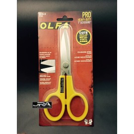 OLFA 7" Stainless Steel Serrated Scissors SCS-2  - In stock and ready to ship!