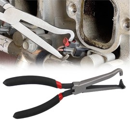RULLINE 37960 Electrical Disconnect Pliers - Easily Removes Locking Push Tab Style Electrical Connectors for Mass Air Flow Sensors, Fuel Injectors, Ignition Coils and More
