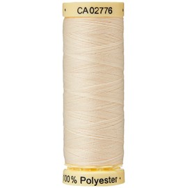 Gutermann Sew All Polyester Thread, 100Mtr, Cream (0414)