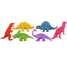 Assorted Colour Neon Stretchy Dinosaur - PACK OF 24 - PBF067