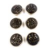 6 Antique Gold Buttons Sets 3/4''Crest Emblem Coats and Suits