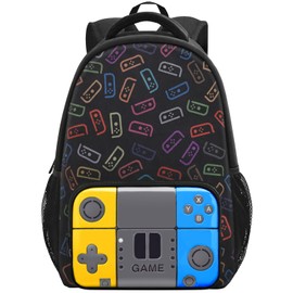 Beaulyn School Backpack For Boys Kids Game School Bag Middle Primary Student Bookbags Travel Rucksack Laptop Backpack For Boy Teens