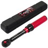 Hairich 1/4-Inch Torque Wrench, Dual-direction Small Torque Wrench 20-220in.lb/2.3-24.9Nm, 72
