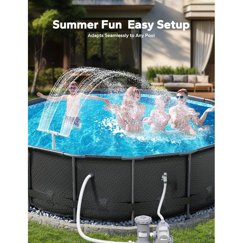 Pool Fountain Adapter Set for SummerWave & for Funsicle Pools,