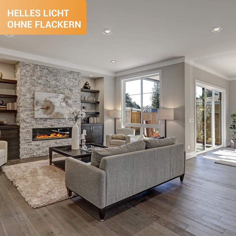 Ultra-flat, Recessed LED Spotlight, Great Design, Warm White, Cool White,