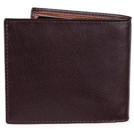 Pierre Cardin Mens Genuine Leather Wallet RFID Blocking Soft Smooth Durable and Wrinkle Free Bifold Black, Brown/Tan Interior, Bi Fold Men's Leather Wallet