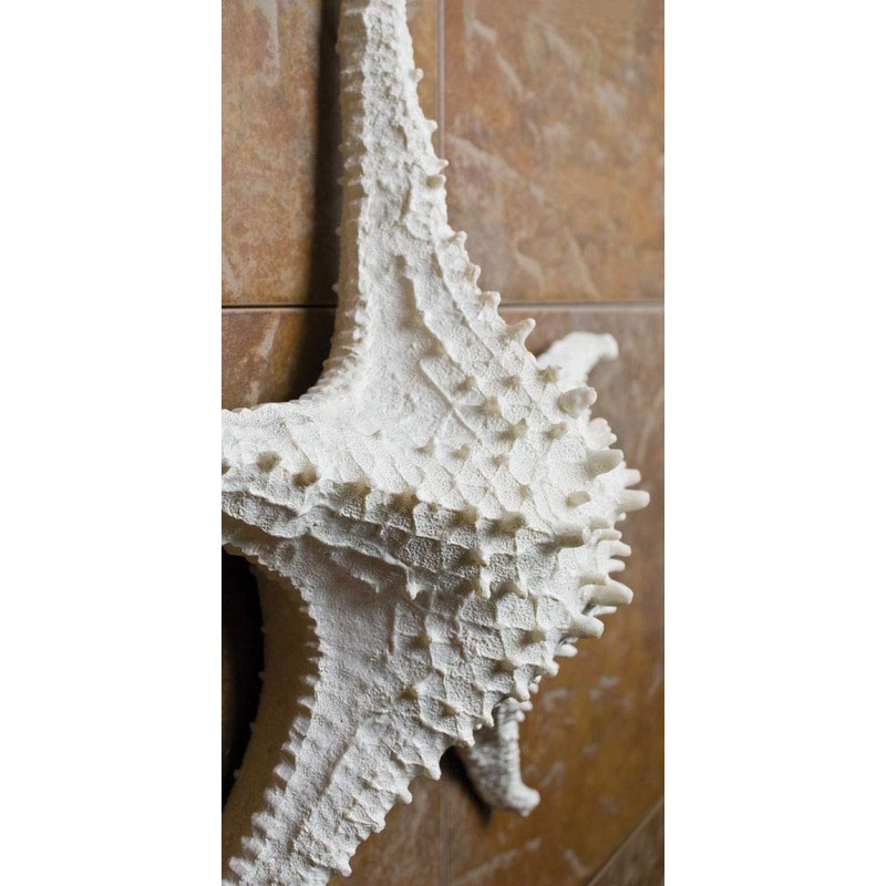 Abbott Collection 20-SEASHORE/25 Large White 3D Starfish Decorative Resin Figurine