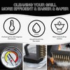 Sturdy Stainless Steel Barbecue Oven Cleansing Brush 3 in 1