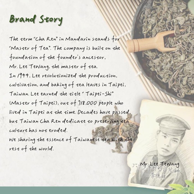TAIWAN CHA REN Award Winning - Taiwan Alishan Jin Xuan