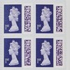 Royal Mail 4 x 1st Class Standard BARCODED Postage Stamp
