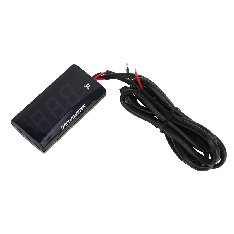 Water Temperature Gauge Fahrenheit Degree LCD Backlit Display Waterproof Water