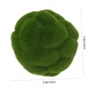 STOBOK 1pc Artificial Mossy Stone for Micro Landscape Decoration Green
