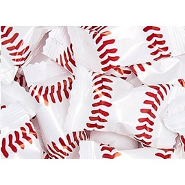 Baseball Themed Buttermints 100 Count Wrapped - Mint Candy