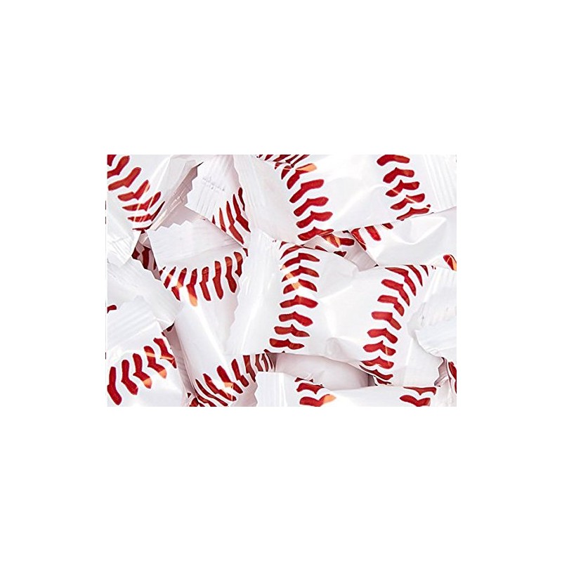 Baseball Themed Buttermints 100 Count Wrapped - Mint Candy