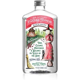 Dr. Saymans Alcohol-Free Facial Toner with Witch Hazel, Rosewater & Rice Protein, Removes Impurities & Hydrates Your Face, 9 oz