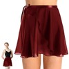 Women's Ballet Wrap Skirt, Girls Chiffon Dance Skirt, Adjustable Wrap