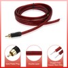 MECCANIXITY RCA to Bare Wire Open End Audio Cable, 6.6ft
