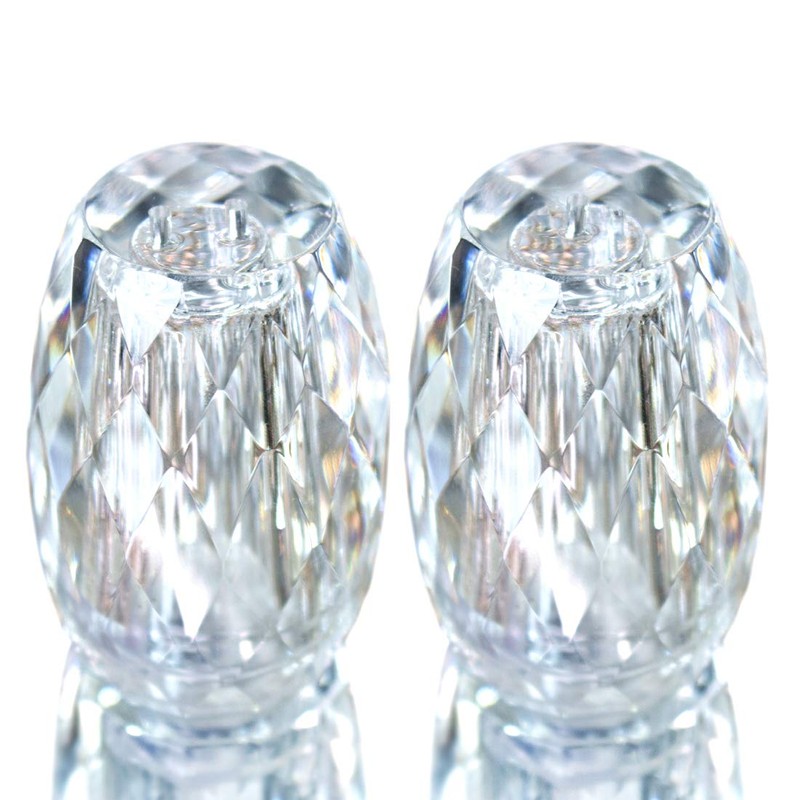 1.8" Refillable Crystal Seasoning Bottle Salt and Pepper Shakers Kitchen