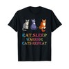 Eat Sleep Warrior Cats Repeat T-Shirt