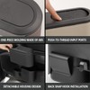 Adunsiaoto Leak-proof vehicle trash can, waterproof automotive trash can, mini