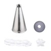 thermohauser Star nozzle set (stainless steel), L and XXL, diameter
