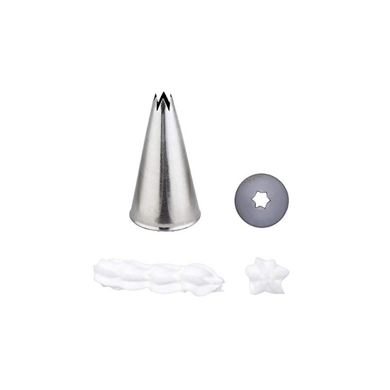 thermohauser Star nozzle set (stainless steel), L and XXL, diameter