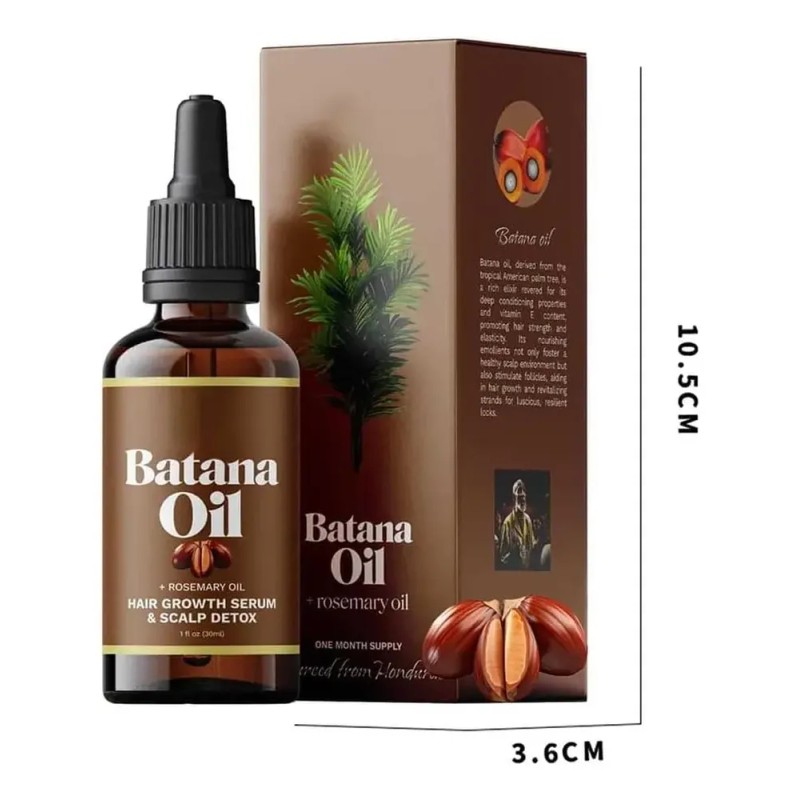 Aceite Para El Crecimiento Del Cabello Gdbatana, 3 Unidades