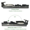 Lensatic Compass Military Grade, JYEASTZ Sighting Clinometer Compass for Hiking,