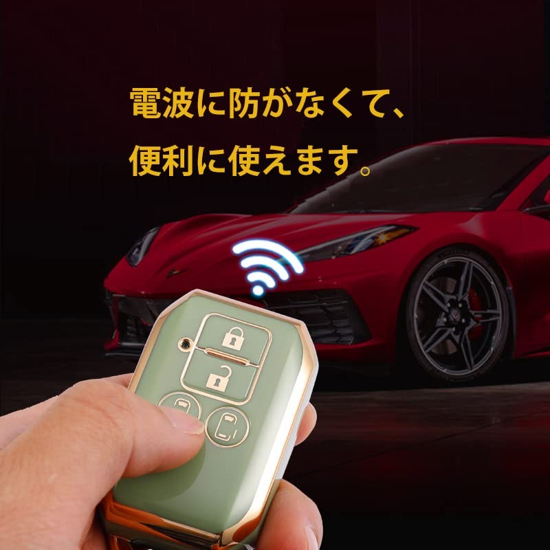 Kinotaka Soft TPU Smart Key Cover for Suzuki Cars, 4