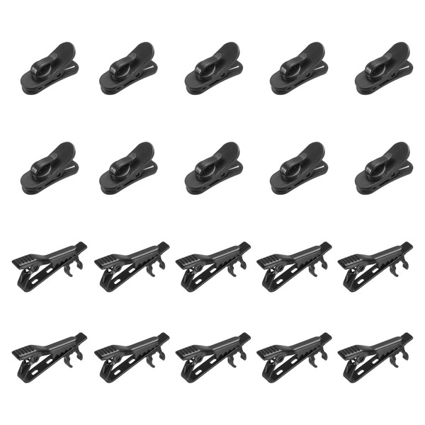 uxcell Mic Metal Tie Clip Metal Tie Clip Mini Mic