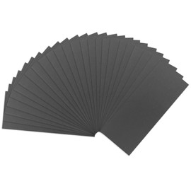 25 pcs 400 Grit Sandpaper Set Wet and Dry Sandpaper for Wood Walls Metals Cars Sand Paper 9 x 3.6 Inch