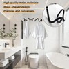 KISWIAR 1 Pc Wave Shaped Wall Mounted Hooks, Wave Wall