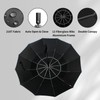 Satol 54 Inch Inverted Golf Umbrella for Rain Automatic Windproof