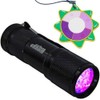 HQRP Professional 9 LED 365 nM Wavelength UV Ultraviolet Blacklight