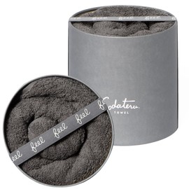 Sodateru Towel "feel" Bath Towel Charcoal (Gray Hue) 23.6×47.2 in Cotton 100% Boxed SD-FEEL-BCH